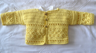 Häkelanleitung * Baby Jäckchen in 3 Größen