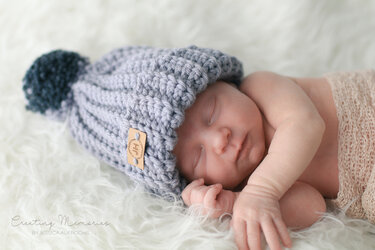 Anleitung Rippbeanie für Babys, Kinder und Erwachsene - Häkeln