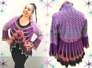 Perles Jacke ☆ 500☆ - Häkeln