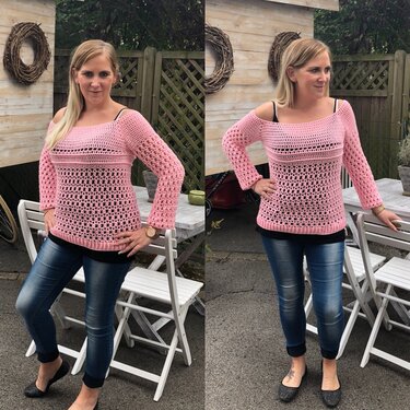 Häkelanleitung Pulli "Anastasia" - alle Größen