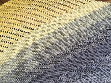 Strick-Anleitung Tuch "Herbstmorgen" - Stricken