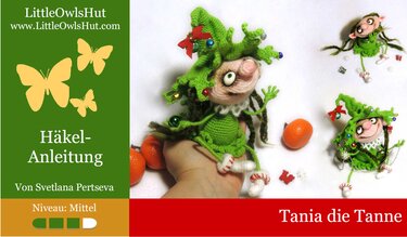 064DE Häkelanleitung Tania die Tanne - Amigurumi PDF Pertseva CP - Bild 2
