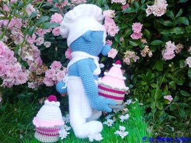 Häkelanleitung Backi Schlümpi