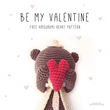 Valentine’s day heart • Amigurumi Ornament • crochet pattern