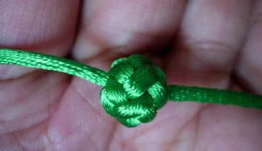 Chinesische Knoten Grundkurs -- Knopfknoten - Basteln