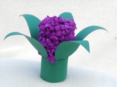 Bastelanleitung Hyazinthe