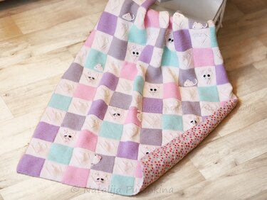 Strickanleitung für Baby Decke 'Mäuschen'