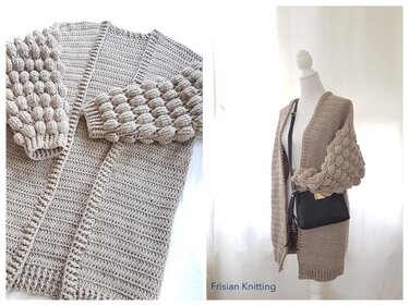 Pattern Bubble cardigan - Crochet