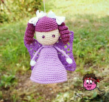 Crochet levander angel pattern