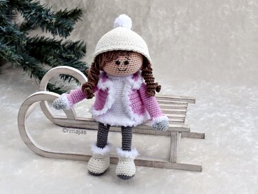 Häkelanleitung - Winterkind Marie - Dekoidee