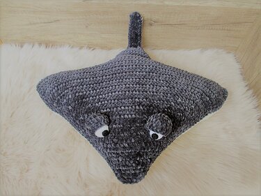 Häkelanleitung Dieter, der Rochen