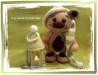 Häkelanleitung Amigurumi/Stanislaf der Wächterbär