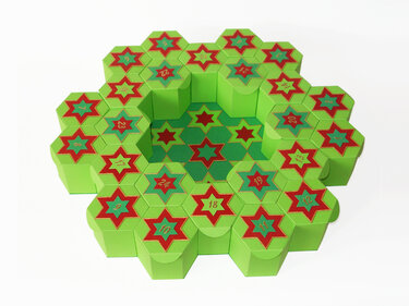 Adventskalender - Kranz – Bastelvorlagen mit Anleitung - Basteln