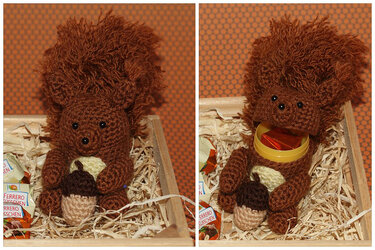 Häkelanleitung Sweepies Ü-Pet Eichhörnchen