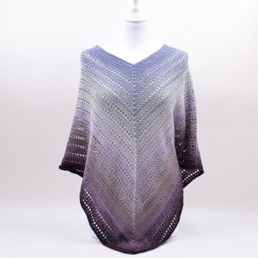 Classical Attitude Poncho - Adults - Crochet