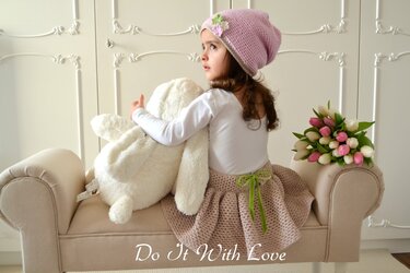 Häkelanleitung Slouchy Mütze / Loop Schal 2in1 - Bild 7