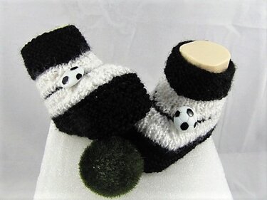 Strickanleitung_    Babyschuhe-Fussball - Bild 2
