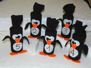 Adventskalender * PINgUINE * Bastelanleitung