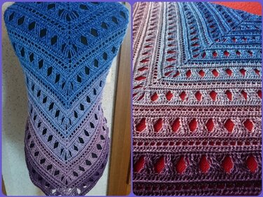 Häkeltuch Louise häkeln