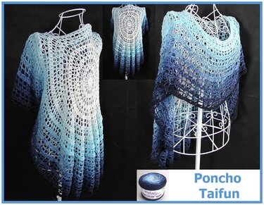 TYPHOON Poncho - Crochet