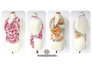 Chloe *** E-Book Schnür Wasserfall Top Shirt XS-XL, 32-46 in 8 Größen Nähanleitung mit Schnittmuster made with Love von firstloungeberlin