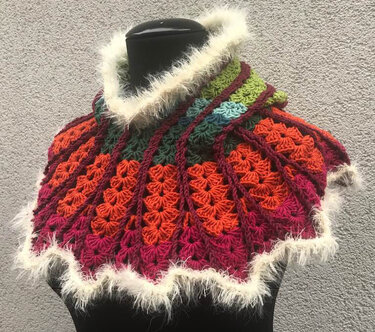 Kapuzenloop REGINA - Häkeln