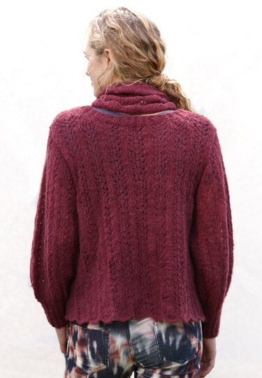 Strickpulli Sabine im Pfauenmuster - Bild 2
