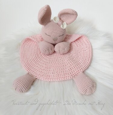Schmusetuch Häschen - Häkeln
