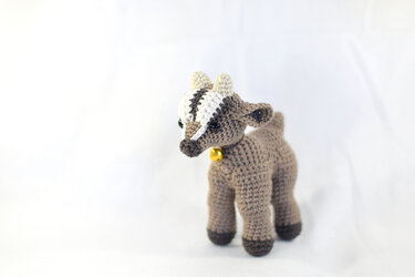 Haekelicious Mini-Ziege / Zicklein / Babyziege - Häkeln