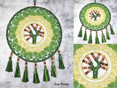 Häkelanleitung Mandala "Lebensbaum"