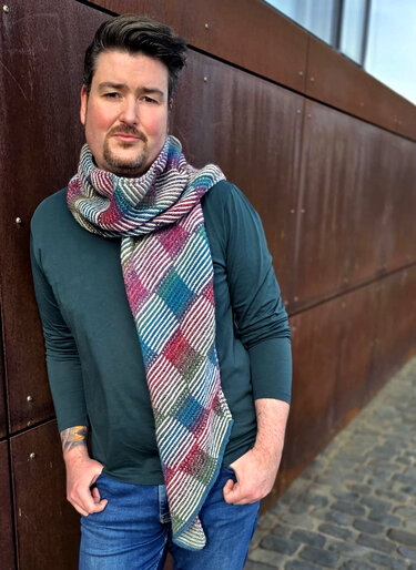 Voll Schräg 3.0 - Schachbrett - Stricken