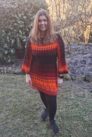 1-Bobbel-Pullover/Kleid/Tunika Memories, Häkelanleitung - Bild 5
