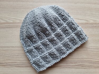 "warmer Dreieckzauber" Herrenmütze PDF-Strickanleitung