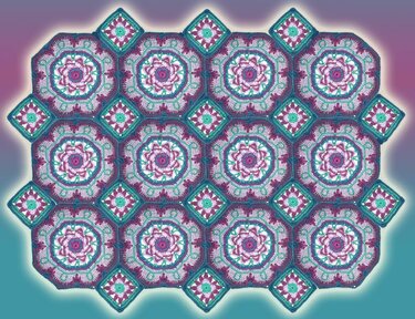 Granny  (Decke)  FREUDE - Häkeln