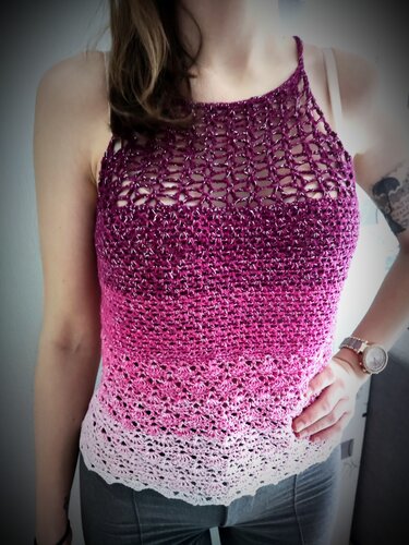 Häkelanleitung Sommertop "Passion" - für alle Größen - Bild 3