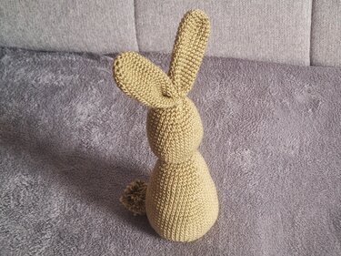 Rabitt Silhouette - Doorstop - Windowstop - Dekoration - Crochet Pattern