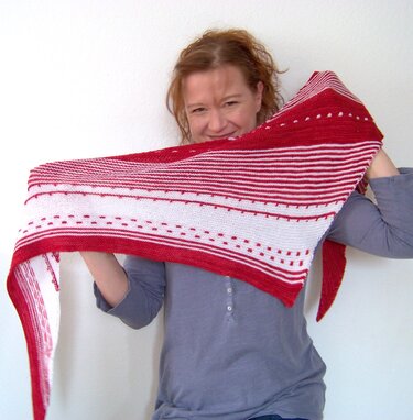 Strickanleitung Tuch "Jupiter Sky" - Bild 2