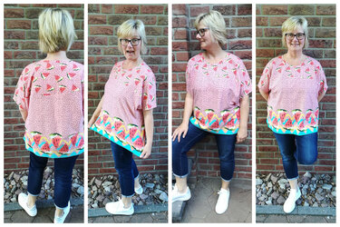 Asymmetrical Kimono-Style Shirt Pattern – EU Sizes 34–56 - Sewing