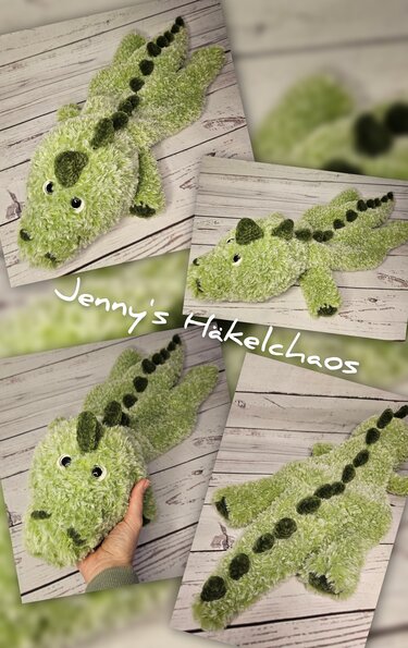 XL Schmusdino - Häkeln