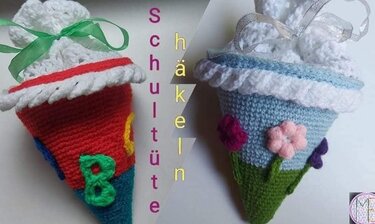 Schultüte - Häkeln