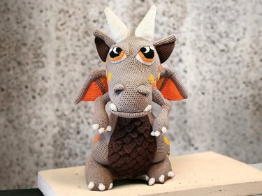 Loui der Drache XXL - Häkeln