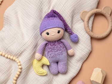 Crochet Pattern Sleeping Dolls "Luna & Luis"