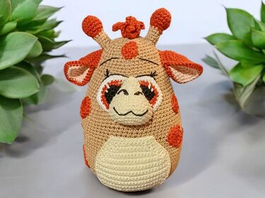 Häkelanleitung Türstopper Giraffi Amigurumi