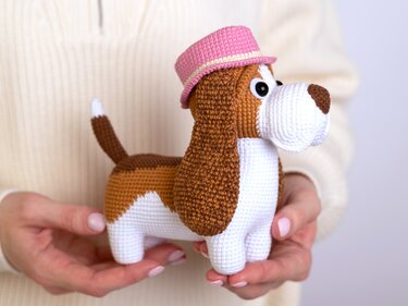 Dog Basset Hound - Crochet