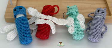 Hülle für Lippenpflegestift - Häkelanleitung