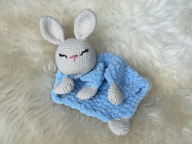 Crochetpattern - Lovey / Comforter Bunny "Hasi"