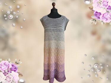 Vintage Pearl-Häkelanleitung für ein Kleid/Tunika/Shirt