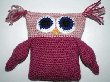 Crochet Pattern Dog Toy "Owl"