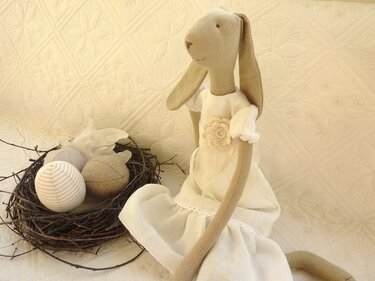 Anleitung " Vintage Hasendame" - Nähen