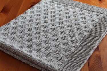 "Little Diamonds" Babydecke stricken PDF-Anleitung - Häkeln